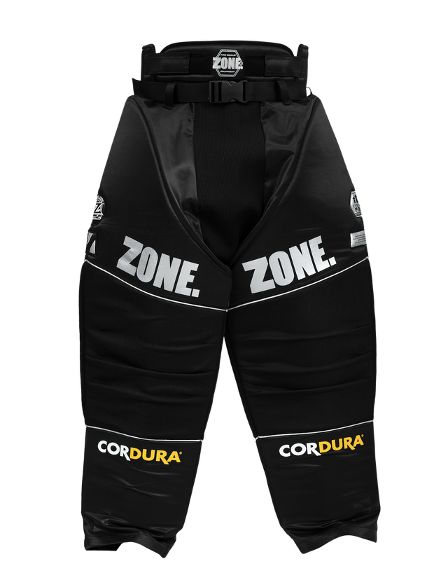 Zone Goalie Pants UPGRADE PRO4 SW musta/hopea 26/27