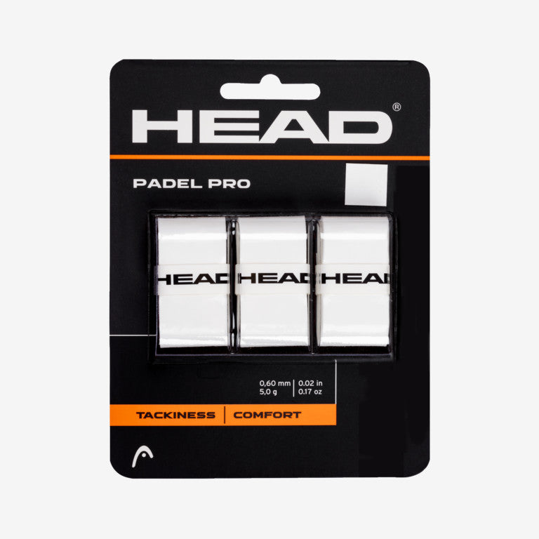 Padel Pro Overgrip 3-pack White